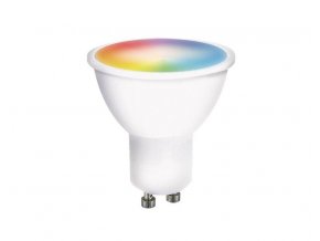 SMART WiFi LED žiarovka RGB+CCT 5W GU10