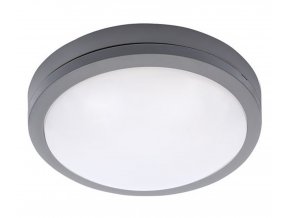Sivé LED stropní/nástěnné svítidlo 20W I54 se senzorem