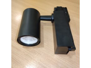 Čierny lištový LED reflektor 25W 3F - POSLEDNÝ KUS