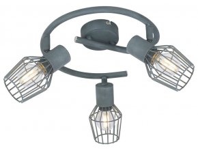 pol pl Lampa sufitowa spirala 3X40W E14 szary VIKING 98 68040 8727 1