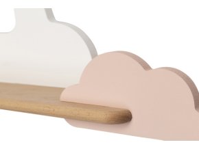 Nástenné svietidlo policové 5W, bielo-ružový mrak - s napájacím káblom
