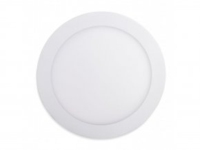 Biely vstavaný LED panel guľatý 300mm 24W Economy