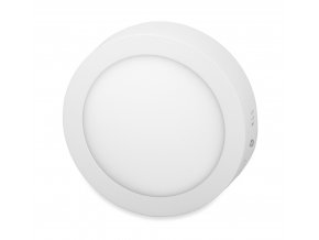 Biely prisadený LED panel guľatý 120mm 6W Economy