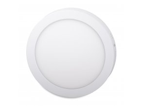 Biely prisadený LED panel guľatý 220mm 18W Economy