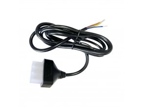 Čierny napájací kábel pre LED lineárne svietidlá 1,5m