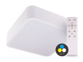 SMART TUYA Biele LED stropné svietidlo hranaté 400x400mm 36W CCT s DO