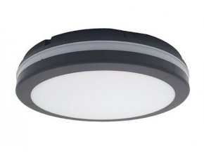 Čierne LED stropné/nástenné svietidlo 18-26W I65 CCT