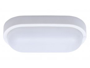Biele LED stropné/nástenné oválne svietidlo 13W I54