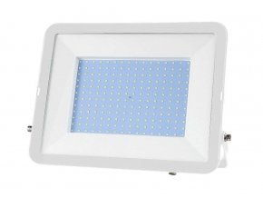 Biely LED reflektor 200W Premium