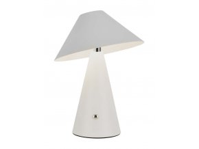 Biela LED stolová nabíjacia lampa 240mm 3W