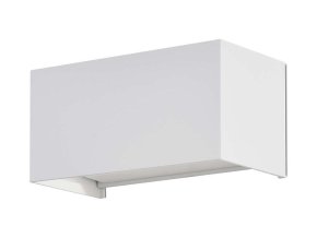 Biele fasádne LED svietidlo obdĺžnikové 24W IP65