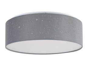 Sivé stropné LED svietidlo Otilia 400mm 22W