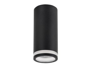 Čierne stropné svietidlo Senobia 120mm pre žiarovku GU10