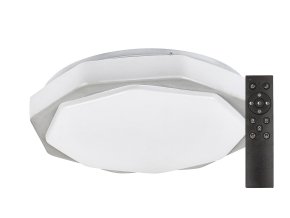 Sivé stropné LED svietidlo Dettora 370mm 18W CCT s DO