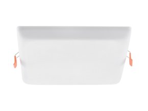 Biele vstavané LED svietidlo Oleg hranaté 175x175mm 18W IP65