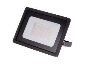 Čierny LED reflektor 30W Economy