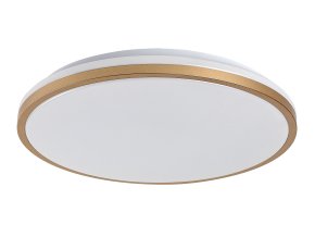 Zlaté stropné LED svietidlo Slava 340mm 18W IP44