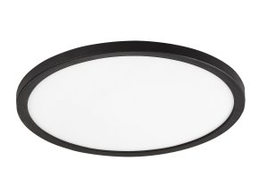 Čierne stropné LED svietidlo Gonzalo 500mm 36W CCT