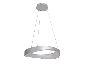 Strieborné závesné LED svietidlo Iliana 520mm 56W