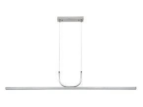Chrómové závesné LED svietidlo Elia 1200mm 25W