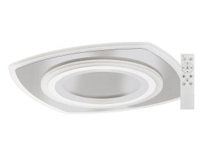 Chrómové stropné LED svietidlo Taneli2 hranaté 480x480mm 60W