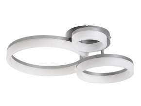 Chrómové stropné LED svietidlo Amilia 510mm 24W CCT