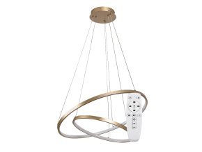 Zlaté závesné LED svietidlo Beliza 600mm 75W CCT s DO