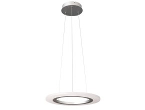 Strieborné závesné LED svietidlo Adrienne 400mm 20W