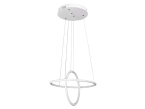 Biele závesné LED svietidlo Donatella 400mm 37W