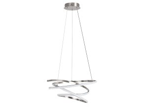 Chrómové závesné LED svietidlo Esilda 500mm 42W