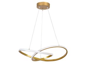 Zlaté závesné LED svietidlo Castiel 560mm 36W