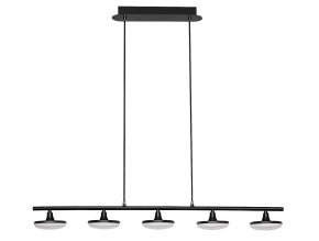 Čierne závesné LED svietidlo Madi 920mm 20W