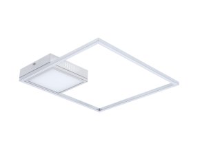 Chrómové stropné LED svietidlo Sirius 400x400mm 30W