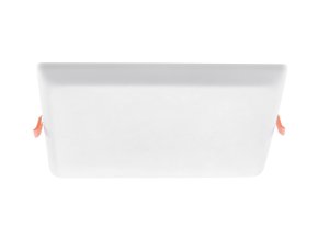 Biele vstavané LED svietidlo Oleg hranaté 228x228mm 24W IP65