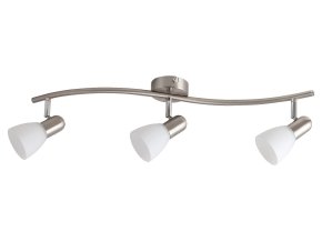 Chrómové stropné svietidlo Soma pre žiarovky 3x E14