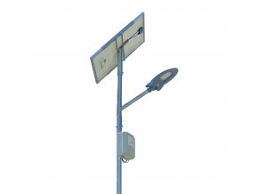 Inteligentné LED solárne verejné osvetlenie 15W so solárnym panelom 130Wp