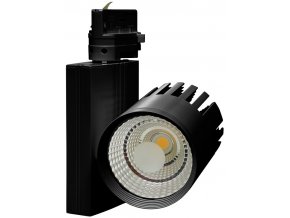 Čierny lištový LED reflektor 20W 3F