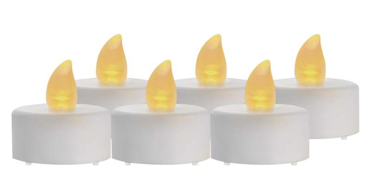 EMOS LED čajové sviečky biele 6ks DCCV11