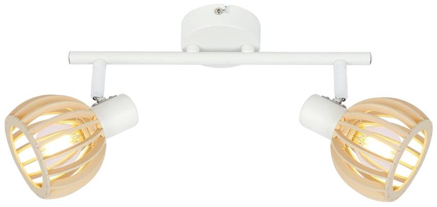 Candellux Biele stropné svietidlo Attari pre žiarovku 2x E14 92-68088