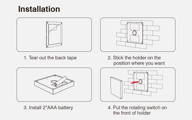 LED Solution Mi-Light RF Nástenný diaľkový ovládač pre RGB+RGBW+CCT LED pásiky, 1-kanálový Farebný variant pätice: Biela B0