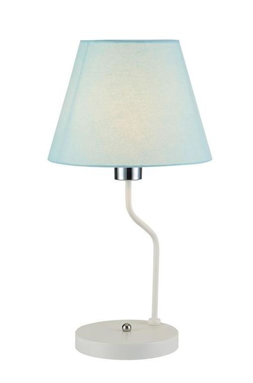 Candellux Modrá stolová lampa York Ledea pre žiarovku 1x E14 50501099