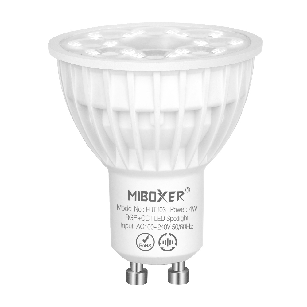 LED Solution Mi-Light MiBoxer RF LED žiarovka RGB+CCT 4W GU10 FUT103