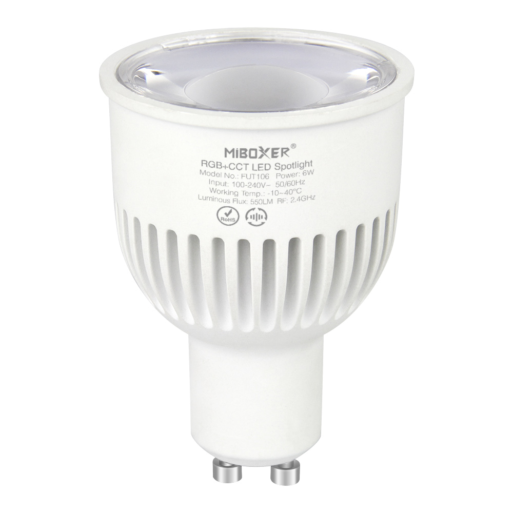 LED Solution Mi-Light MiBoxer RF LED žiarovka RGB+CCT 6W GU10 FUT106