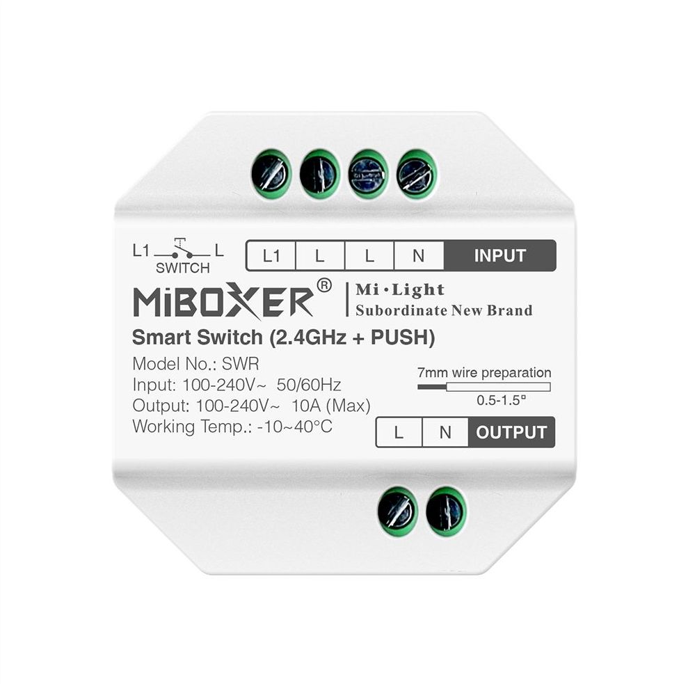 LED Solution Mi-Light MiBoxer RF spínač 230V SWR