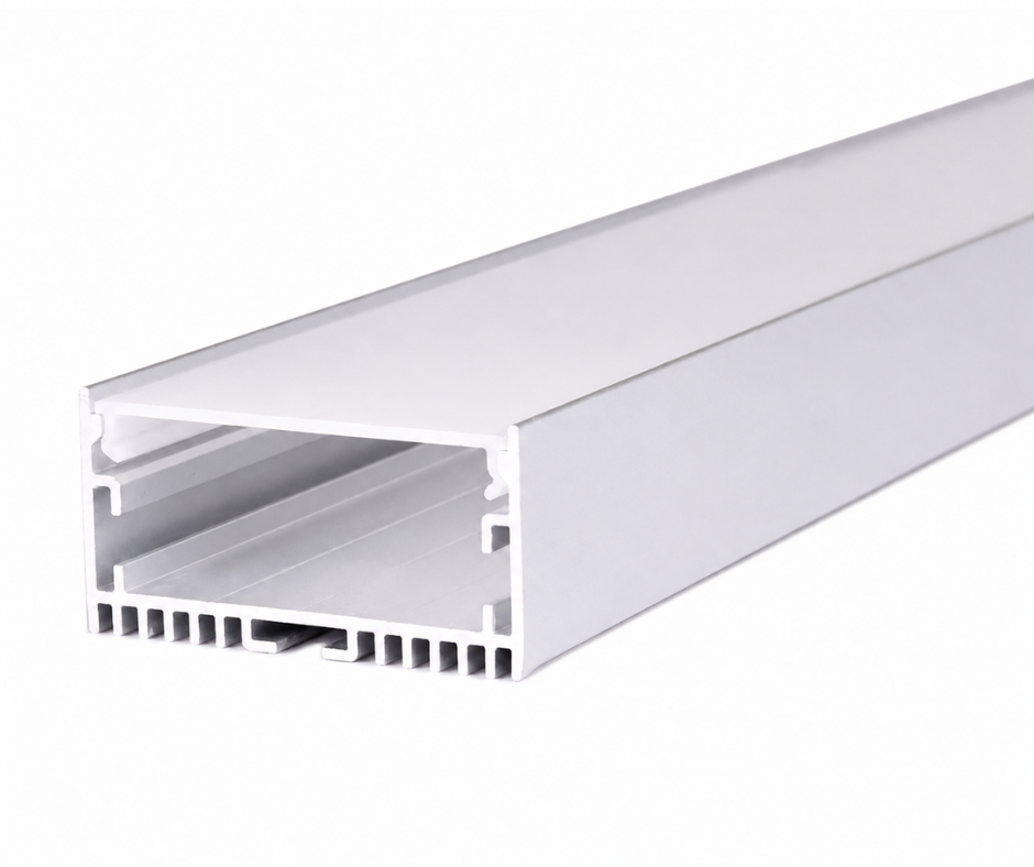 LED Solution Nástenný profil pre LED pásiky a pre konštrukciu svietidiel N13 Vyberte variantu a dĺžku: Profil + Nacvakávacie mliečný difúzor 2m LP122_LP-SNAPFIT-E-MLK