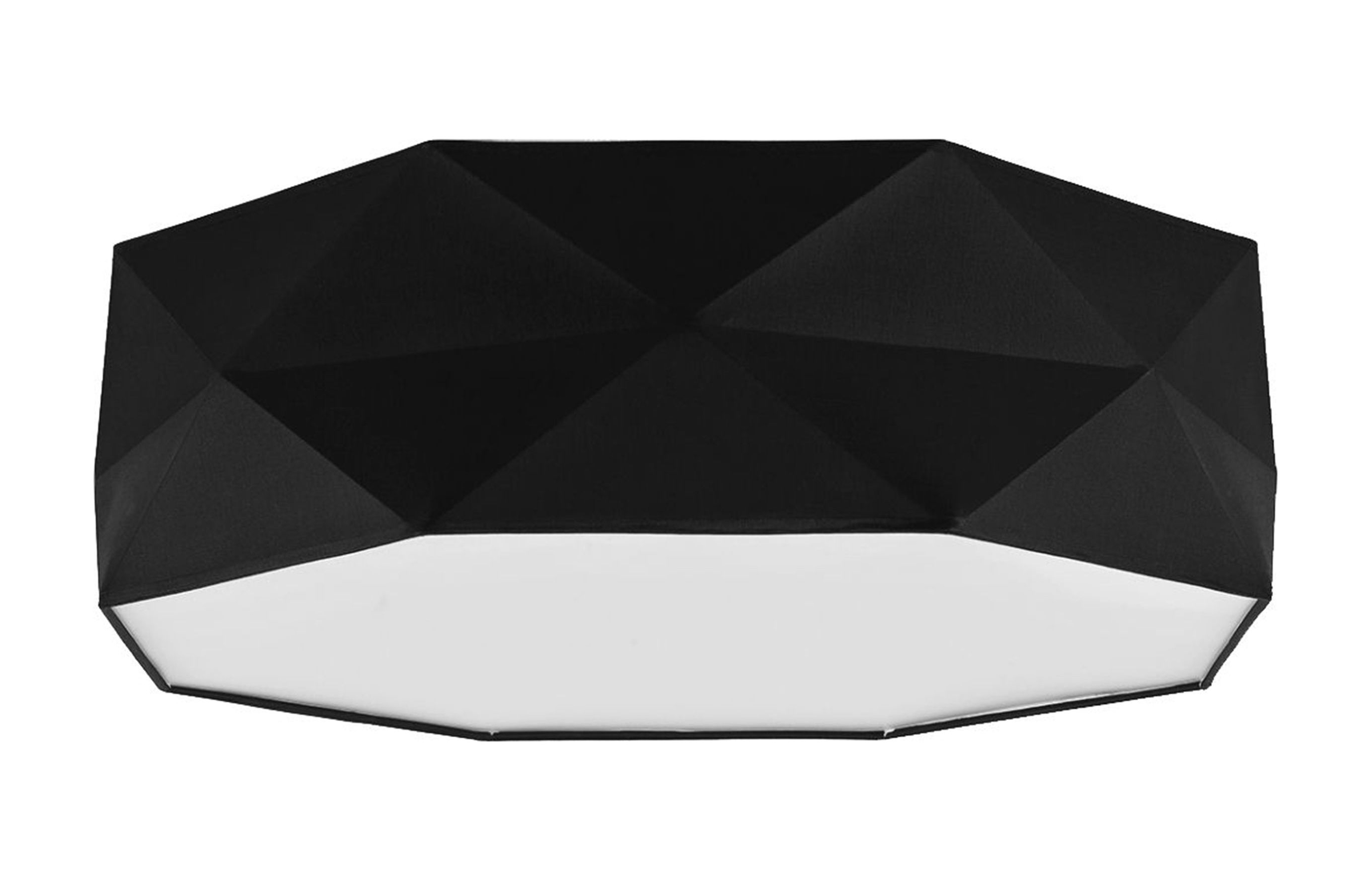 TK Lighting Čierne stropné svietidlo Kantoor pre žiarovku 4x E27 TK1567