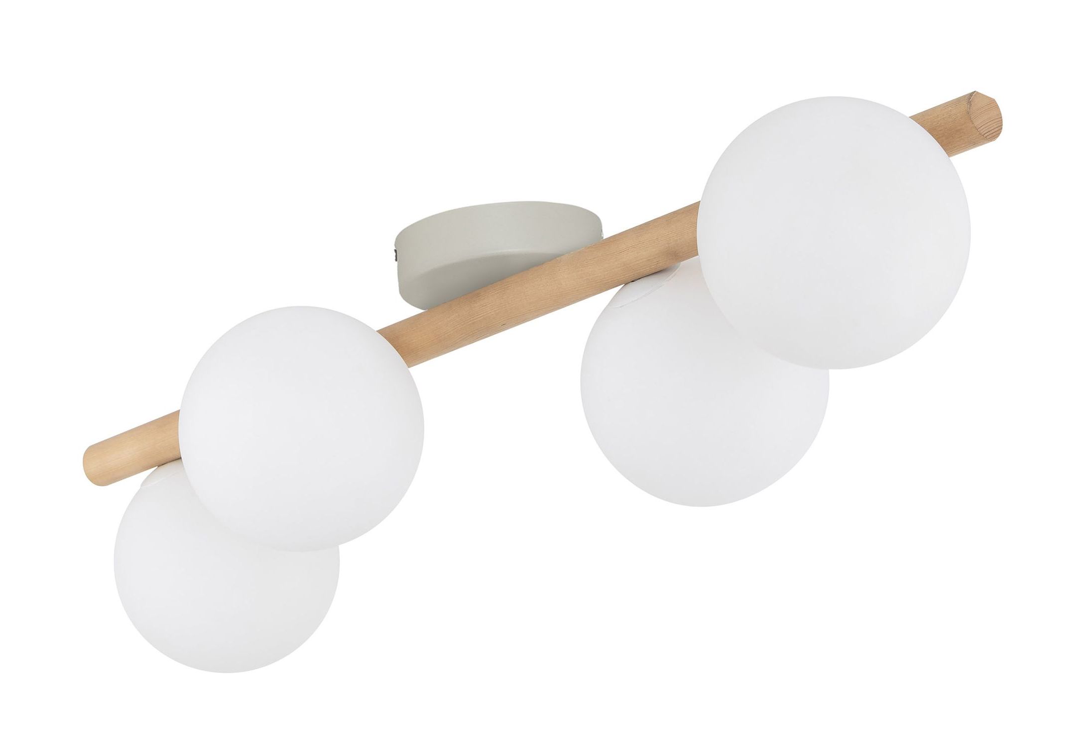 TK Lighting Stropné svietidlo Estera Wood s dekorom dreva pre žiarovku 4x G9 TK5769