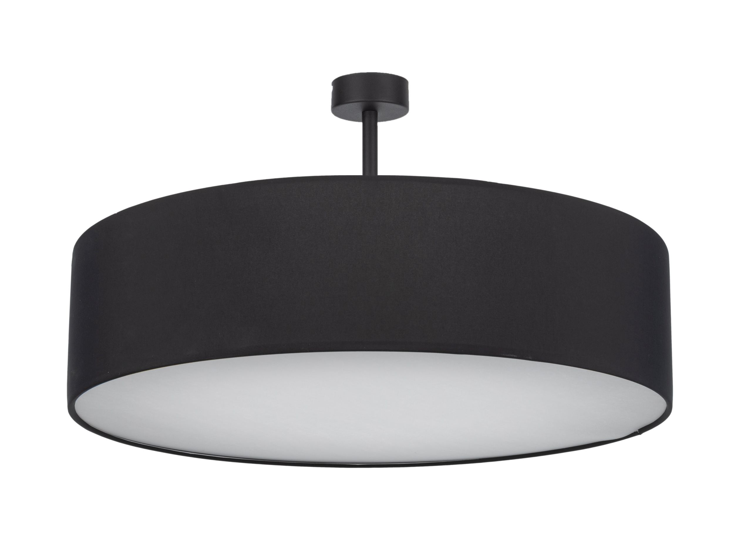 TK Lighting Čierne závesné svietidlo Rondo 600 mm pre žiarovku 4x E27 TK4245