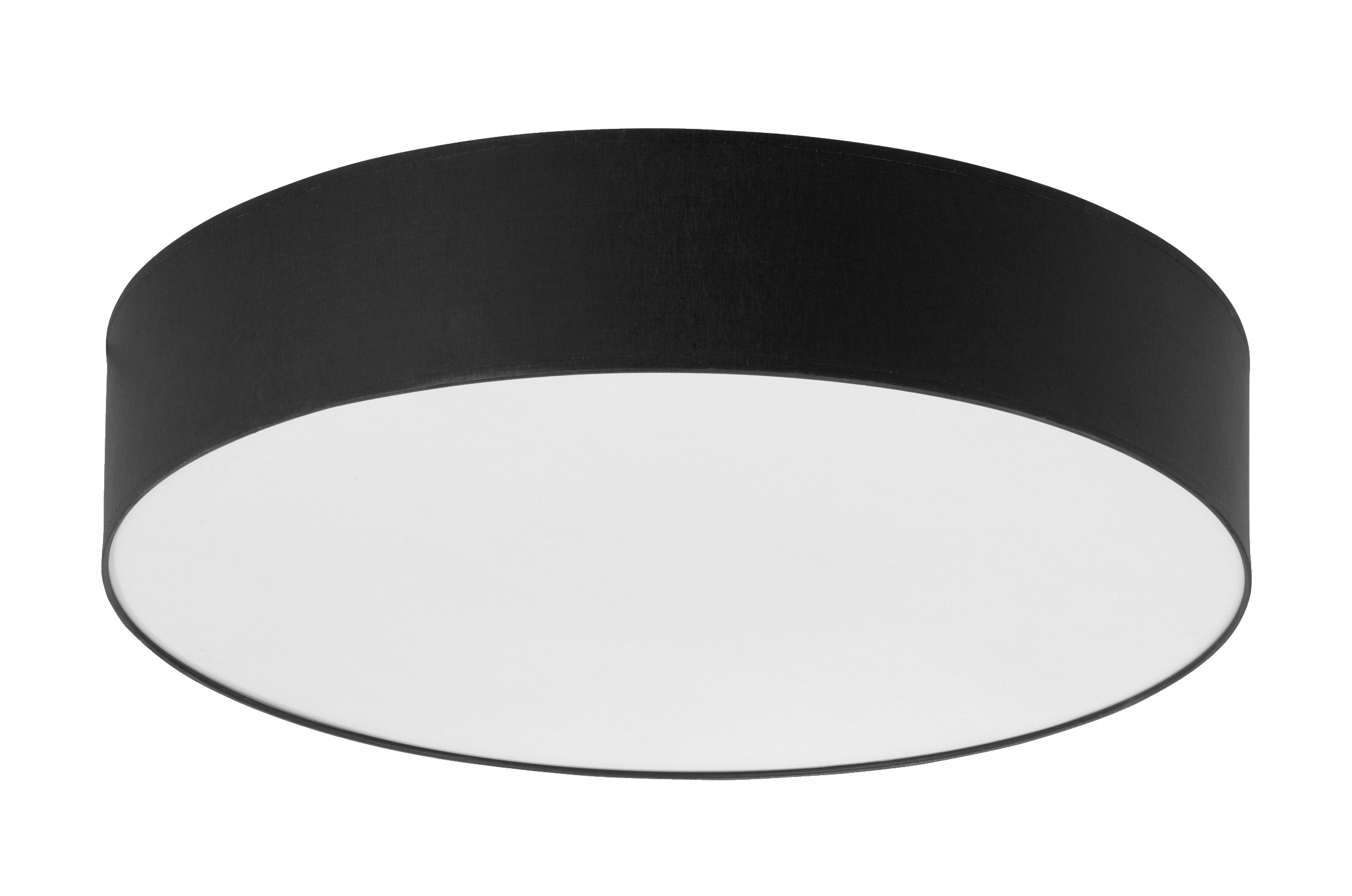 TK Lighting Čierne stropné svietidlo Rondo 600 mm pre žiarovku 4x E27 TK1587