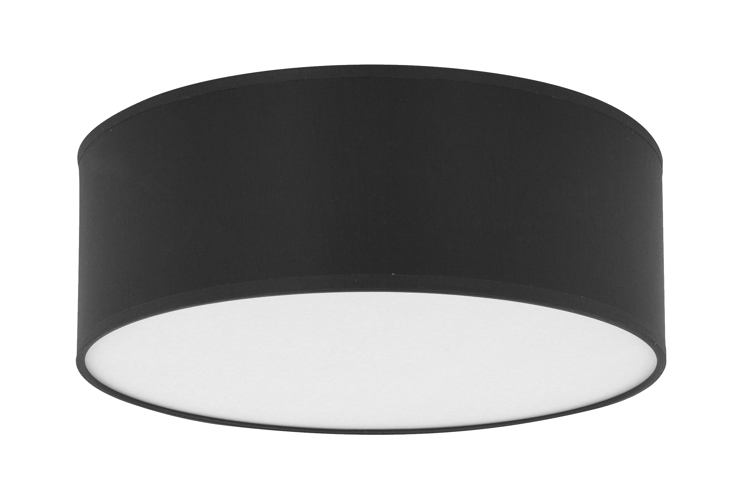TK Lighting Čierne stropné svietidlo Rondo 450 mm pre žiarovku 4x E27 TK1088
